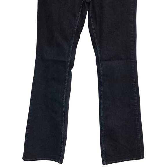 Y2K Flare Jeans Black Denim Size 5 T Low Rise Stretch by Nobo No Boundaries - Picture 6 of 12
